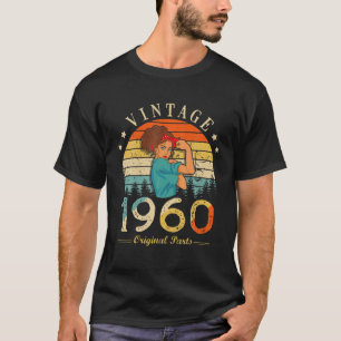 Camiseta Vintage 1960 Original Part Strong Woman 60 Nacimie