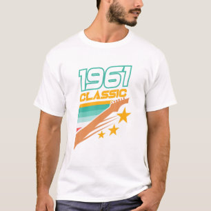Camiseta Vintage 1961 60º Cumpleaños Guitarista De 60 Años