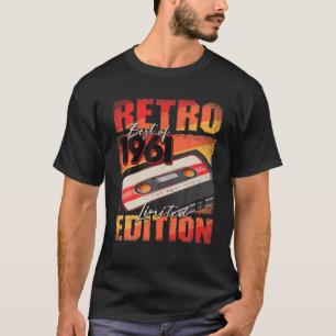 Camiseta Vintage 1961 T Mejor De Cinta Cassette 1961 61St B