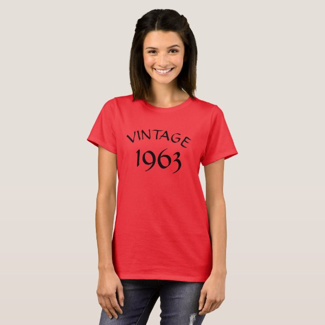 Camiseta Vintage 1963 (Anverso completo)