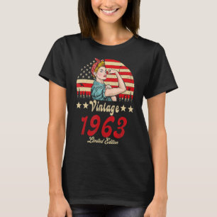 Camiseta Vintage 1963 1963 59th B Day 59 Years