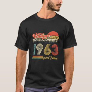 Camiseta Vintage 1963 edición limitada Regalos de 60 años 6