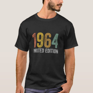 Camiseta Vintage 1964 Cumpleaños