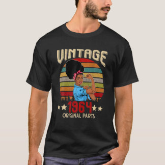 Camiseta Vintage 1964 Hecho En 1964 58º Cumpleaños 58 Años