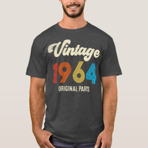 Camiseta Vintage 1964 Partes originales 57º cumpleaños