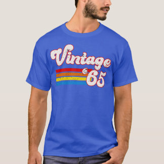 Camiseta Vintage 1965 Birthday Shirt Retro 65 Birthday Shir