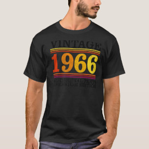 Camiseta Vintage 1966 56ª Fiesta de Cumpleaños