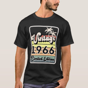 Camiseta Vintage 1966 Edición Limitada 56º Regalo De Cumple