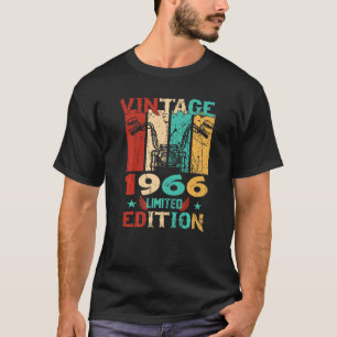 Camiseta Vintage 1966 Edición Limitada 57 años de edad 57ª