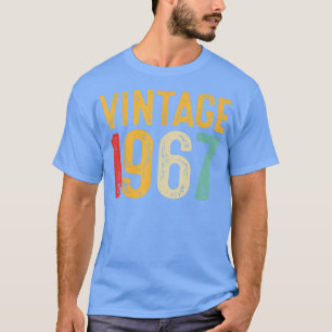Camiseta Vintage 1967 55ª Decoración de cumpleaños Hombres 
