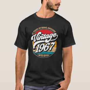 Camiseta Vintage 1967 Edición Limitada Regalo 55T de 55 año