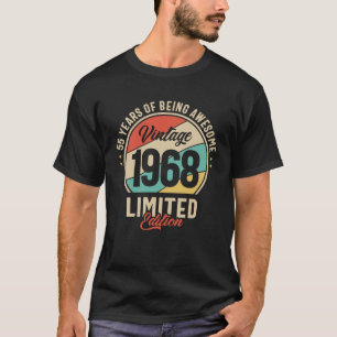 Camiseta Vintage 1968 - 56º cumpleaños