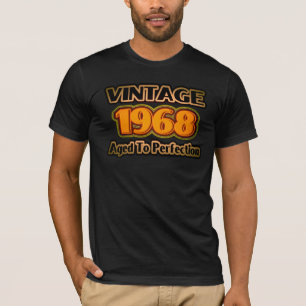 Camiseta Vintage 1968 - Edad A La Perfección
