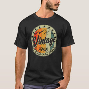 Camiseta Vintage 1968 Todas las piezas originales nacidas e