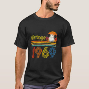 Camiseta Vintage 1969 53 Años Hombres Y Mujeres 53º Bir
