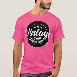 Camiseta Vintage 1969 edición limitada 52º regalo de cumple