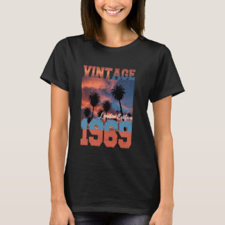 Camiseta Vintage 1969 edición limitada Palm Trees Sunset Bi