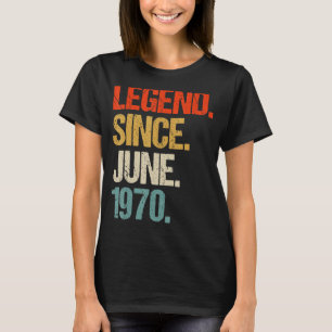 Camiseta vintage 1970 53ᵉʳ retro 53 años