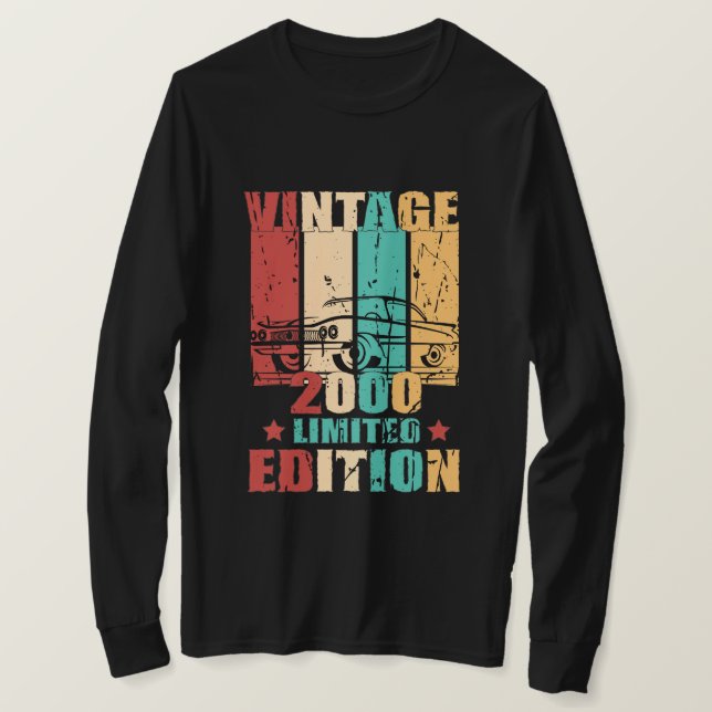 Camiseta Vintage 1970 Limited Edition Clasic Car Retro (Anverso del diseño)
