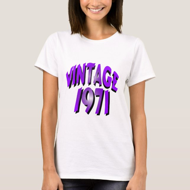 Camiseta Vintage 1971 (Anverso)