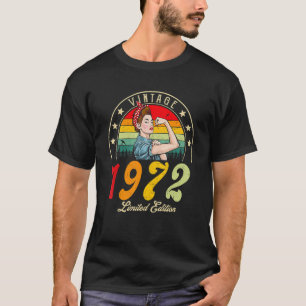 Camiseta Vintage 1972 1972 50th B Day 50 Years