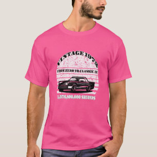 Camiseta Vintage 1972 Classic Car Retro Sunset 50th Age Me