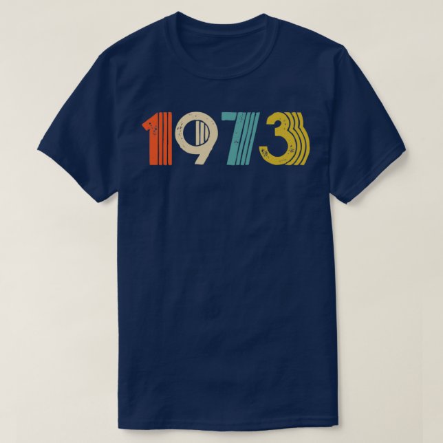 Camiseta Vintage 1973 45th BirthdayTShirt (Diseño del anverso)