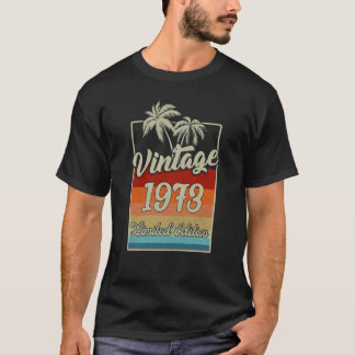 Camiseta Vintage 1973 50 años 50 cumpleaños 2