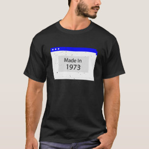 Camiseta Vintage 1973 - 50th Birthday Classic Born 1973
