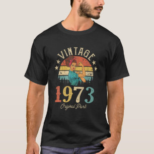 Camiseta Vintage 1973 Hecho En 1973 49 Años O