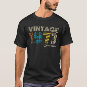 Camiseta Vintage 1973 Limited Edition 50th Birthday