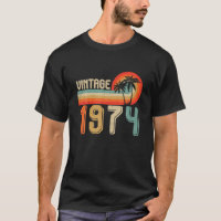 Vintage 1974 50th Birthday Gift Men Mujeres 50 año
