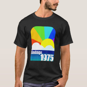 Camiseta Vintage 1975 47º cumpleaños 47 años