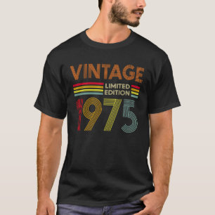 Camiseta Vintage 1975 48º cumpleaños
