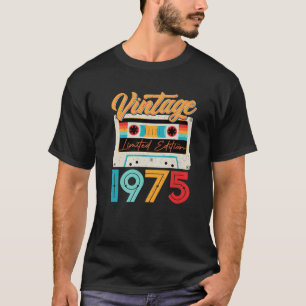Camiseta Vintage 1975 Impresionante Retro De 47 Años 47º Na