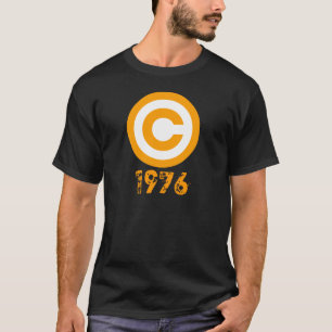 Camiseta Vintage 1976 de Copyright