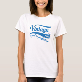 Camiseta Vintage 1976 envejecido al 40.o regalo de