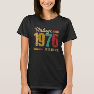Camiseta Vintage 1976 Mejor 47 años 47 cumpleaños