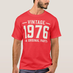 Camiseta Vintage 1976 Todas las piezas originales