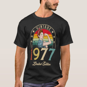 Camiseta Vintage 1977 1977 45º cumpleaños 45 años 1