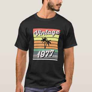 Camiseta Vintage 1977 Edición Limitada 45Th Birthday Gift M
