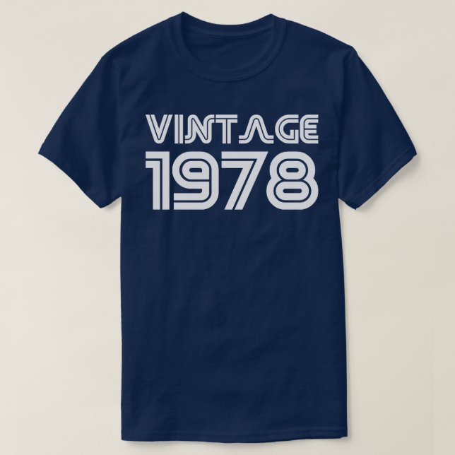 Camiseta Vintage 1978 1 (Diseño del anverso)