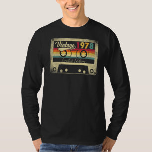 Camiseta Vintage 1978 44th Birthday Gif Retro