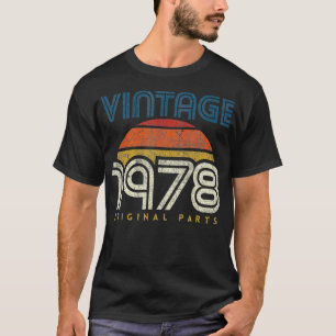 Camiseta Vintage 1978 Cumpleaños