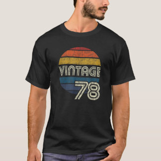 Camiseta Vintage 1978 Cumpleaños