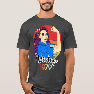 Camiseta Vintage 1979 42º cumpleaños Nacido a los 42 años