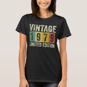 Camiseta Vintage 1979 43 años 43 años cumpleaños