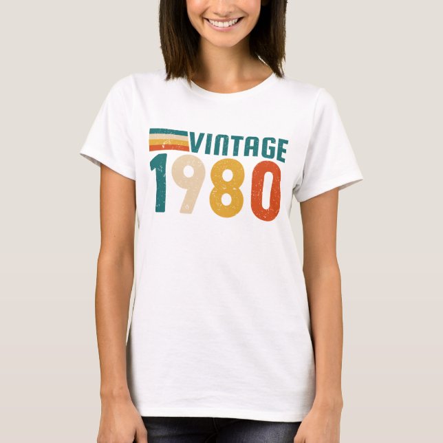 CAMISETA VINTAGE 1980 (Anverso)