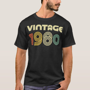 Camiseta Vintage 1980 41st Birthday Gift