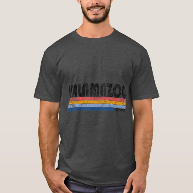 Camiseta Vintage 1980s Style Kalamazoo Michigan (Anverso)